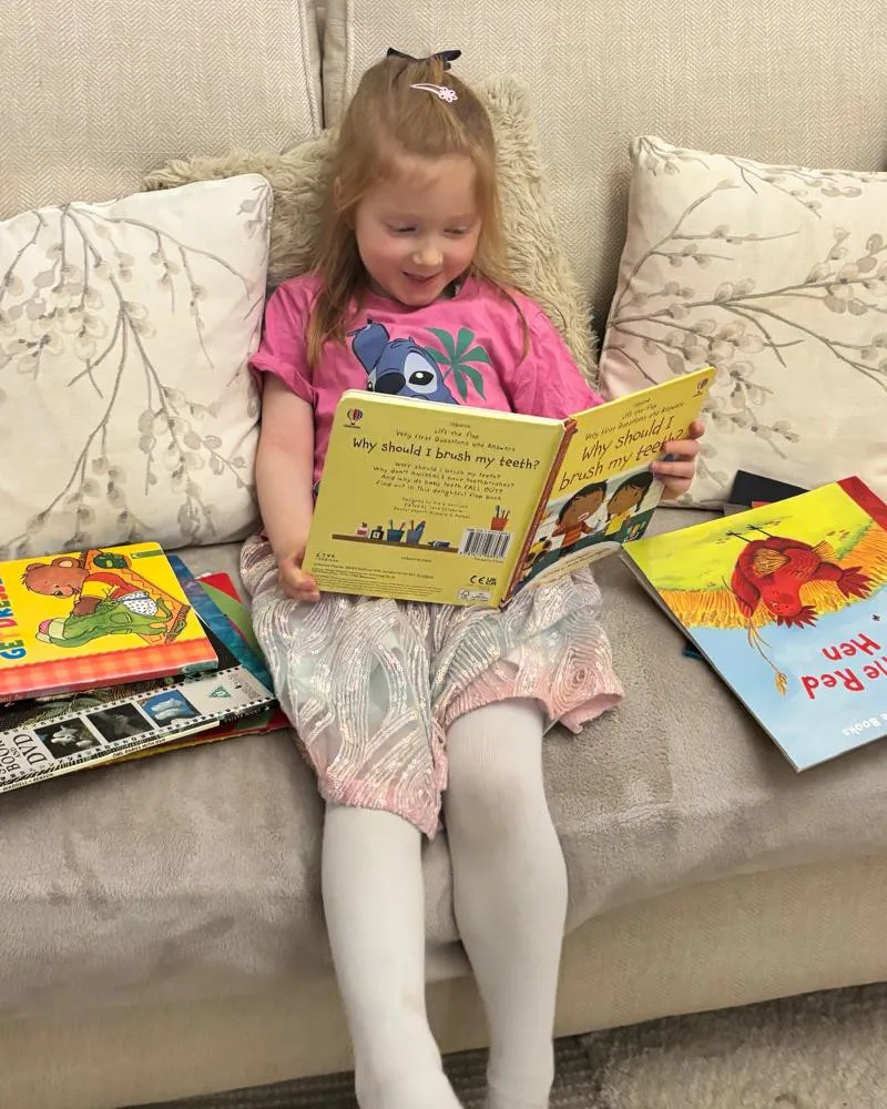 Children playing and learning