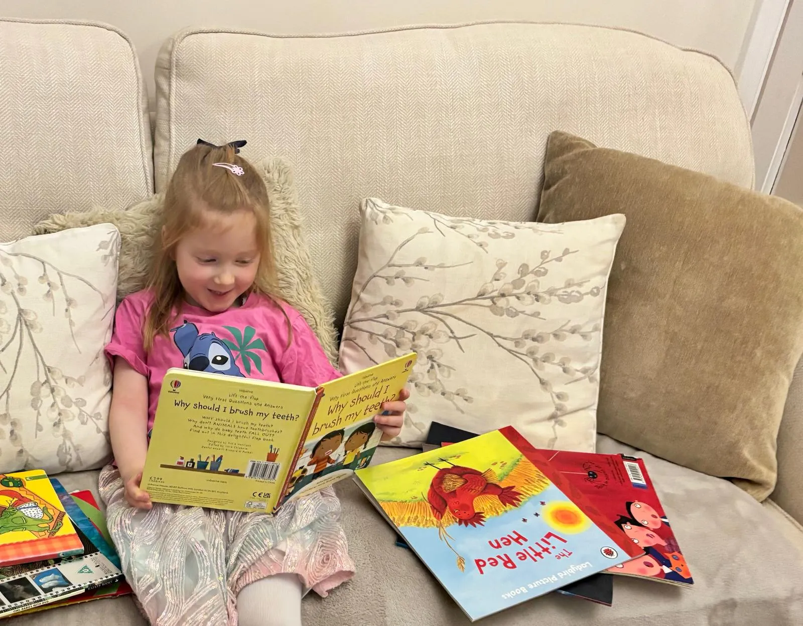 Children playing and learning